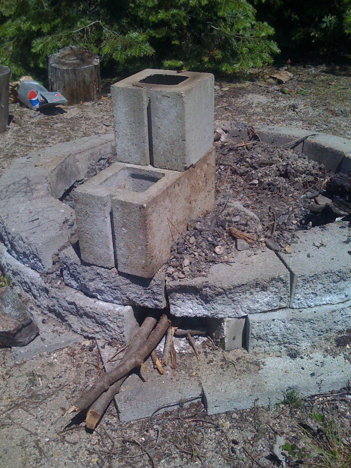 Building a simple rocket stove | One small step for man